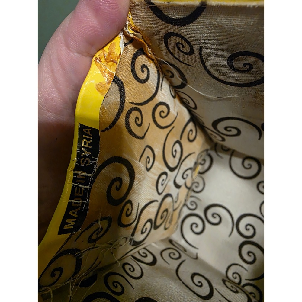 Disney Marie The Aristocats Yellow Crossbody Bag Gold Chain Strap Made In Syria - Picture 7 of 10